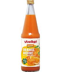 Orange-Karotte-Saft mit Acerola Flasche