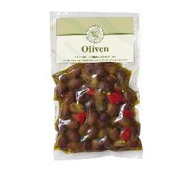 Leccino Oliven mariniert - Rohkostqualität ohne Stein