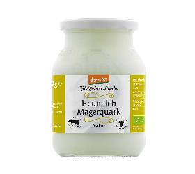 Heumilch Magerquark im Glas