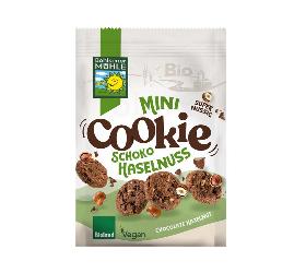 Mini Cookies Schoko Haselnuss