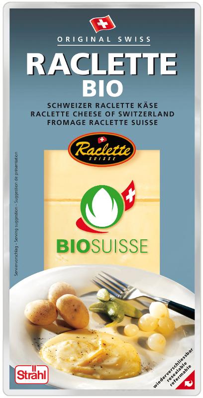 Schweizer Raclettekäse in Scheiben 200g