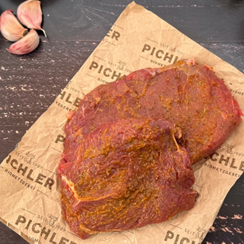 Rinderhüftsteak Mediterran BBQ ca. 300g  2 St.