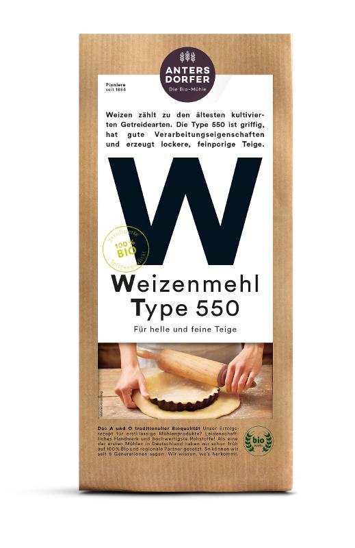 Weizenmehl Typ 550 1 kg