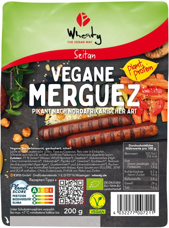 Veganwurst Merguez 200g