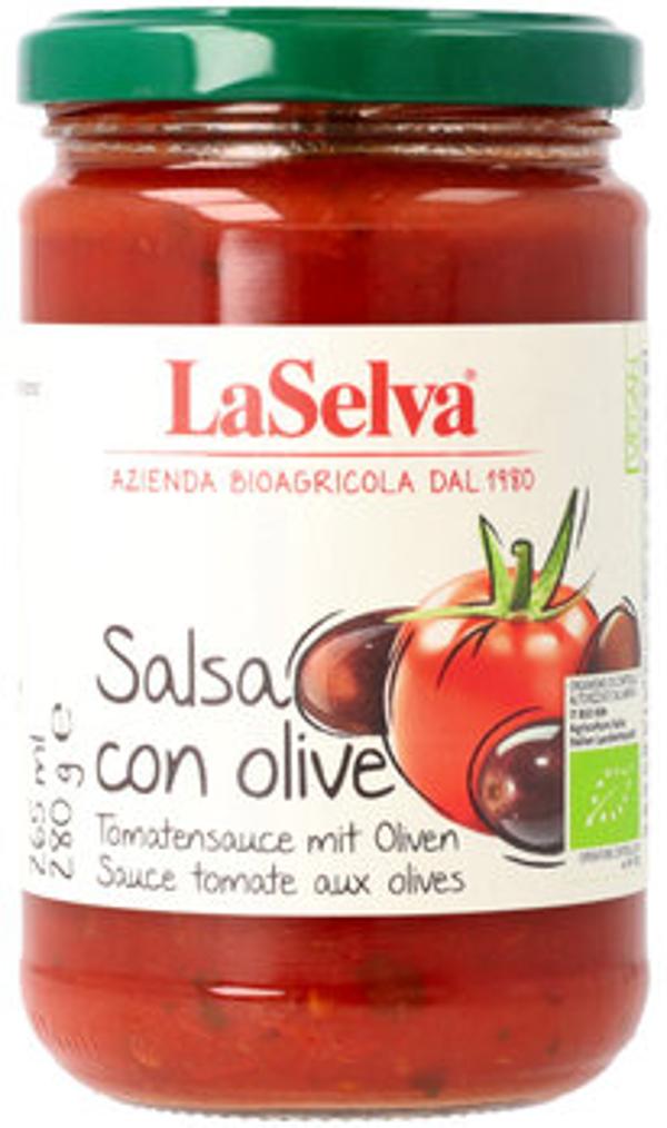 Produktfoto zu Tomatensauce mit Oliven 280 g