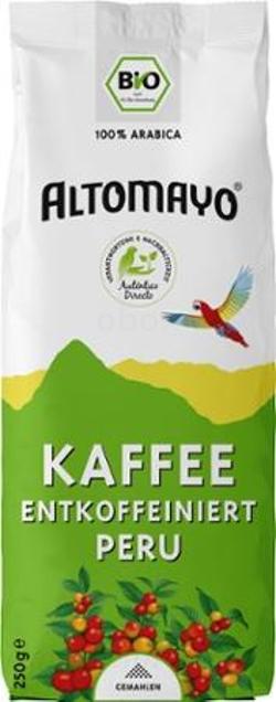 Altomayo Kaffee entkoffeiniert gemahlen 250 g