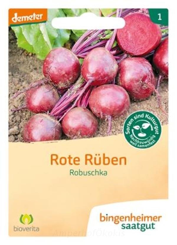 Produktfoto zu Saat: Rote Beete Robuschka
