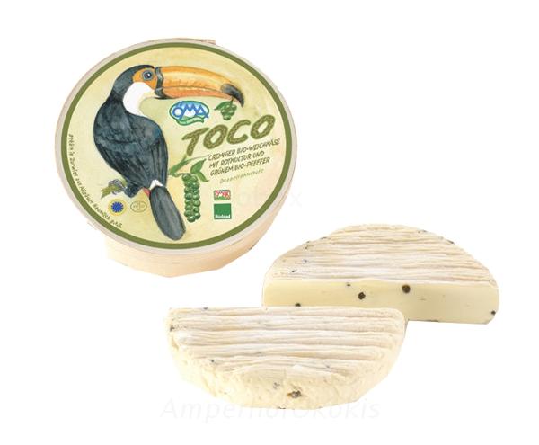Produktfoto zu Toco Weichkäse mit grünem Pfeffer ca. 180g