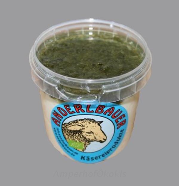 Produktfoto zu Schaffrischkäse Bärlauch-Pesto 150g