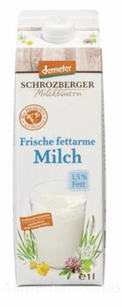 Frische fettarme Milch 1,5 % Fett Tetra