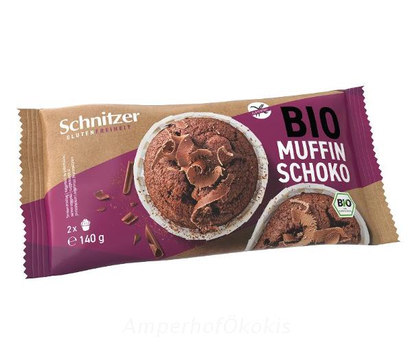 Produktfoto zu Dark Chocolate Muffins glutenfrei 140 g