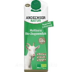 Haltbare Bio-Ziegenmilch min. 3,0% Fett, ultrahocherhitzt, homogenisiert 1l