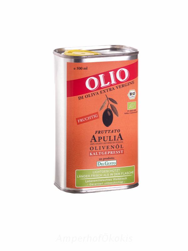 Produktfoto zu Olivenöl Italien Fruttato 500 ml
