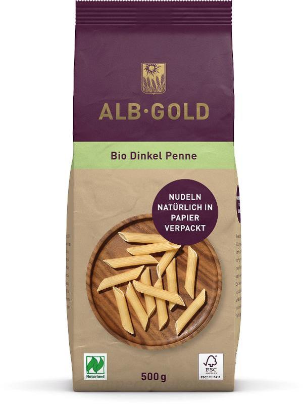 Produktfoto zu Albgold Dinkel Penne 500 g