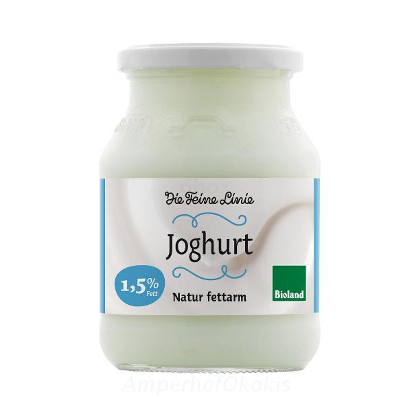 Produktfoto zu Joghurt mild cremig gerührt fettarm 1,5% 500g Glas