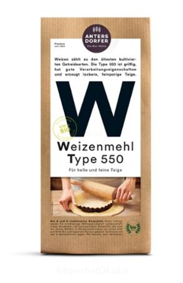 Produktfoto zu Weizenmehl Typ 550 1 kg
