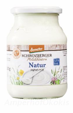 Demeter Vollmilchjoghurt 500g 3,8% Fett
