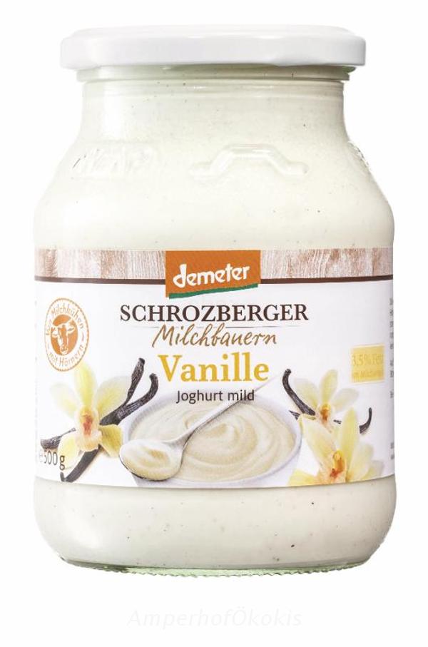 Produktfoto zu Demeter Joghurt Vanille 500g 3,8% Fett