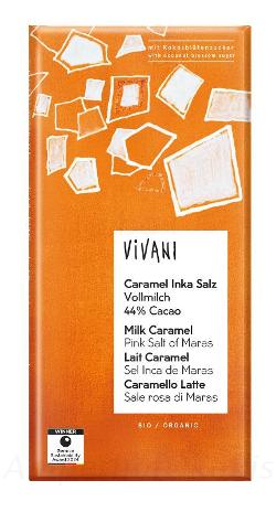 Vivani Schokolade Caramel Inka Salz 80 g