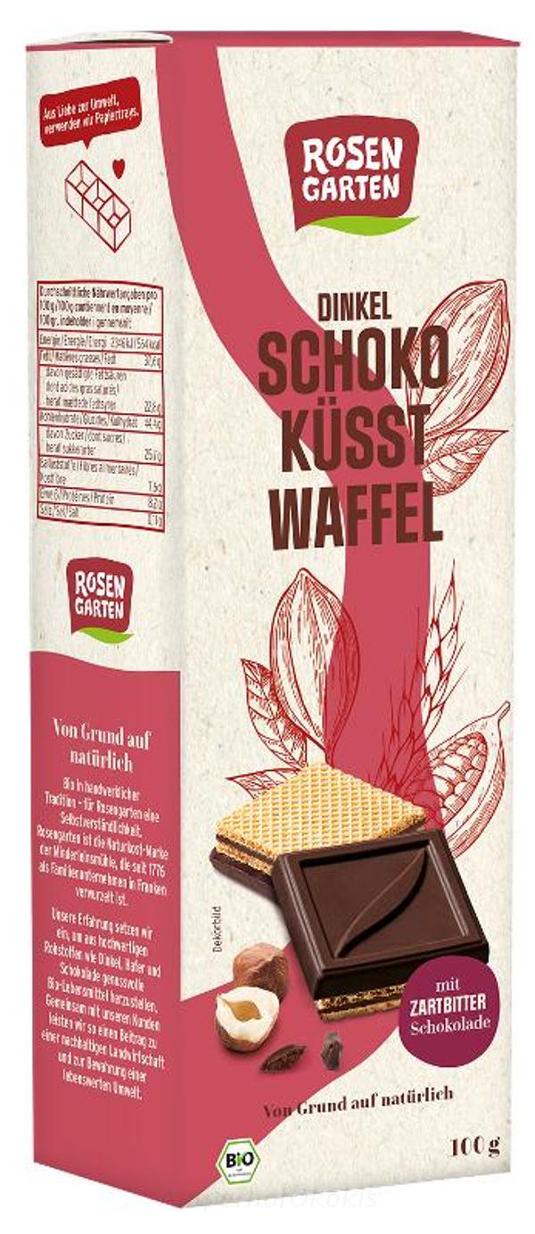 Produktfoto zu Schoko küsst Waffel Zartbitter 100 g
