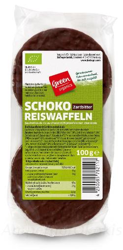 Schoko Reiswaffeln Zartbitter 100 g