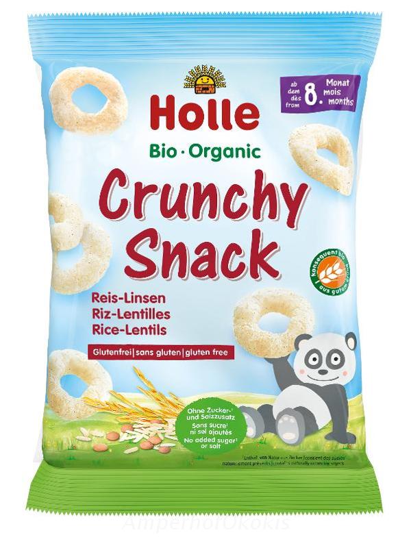 Produktfoto zu Crunchy Snack Reis Linsen 25 g