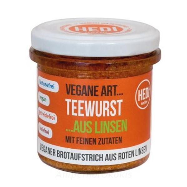 Produktfoto zu Teewurst  aus Linsen vegan 140 g