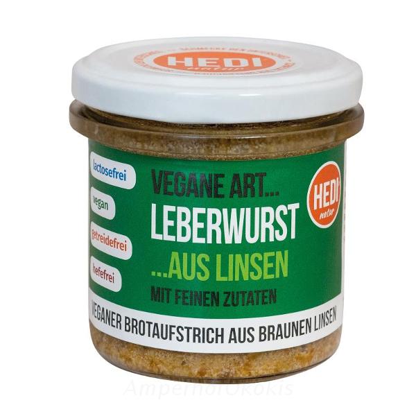 Produktfoto zu Leberwurst aus Linsen vegan 140 g