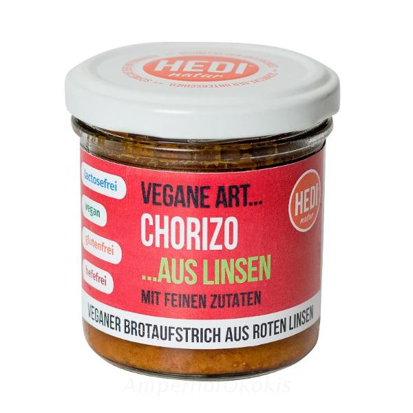 Produktfoto zu Chorizo aus Linsen vegan 140 g