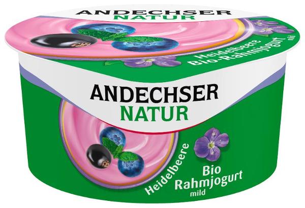 Produktfoto zu Rahmjoghurt Heidelbeere-Cassis 150g
