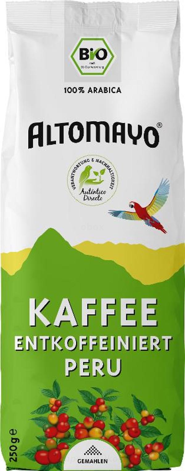 Produktfoto zu Altomayo Kaffee entkoffeiniert gemahlen 250 g