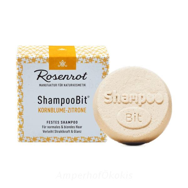 Produktfoto zu Festes Shampoo Kornblumen Zitronen 60 g