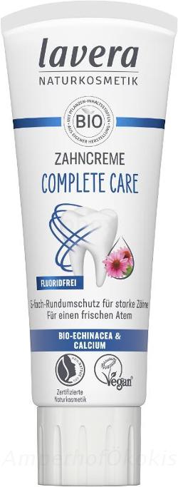 Zahncreme Complete Care fluoridfrei 75 ml