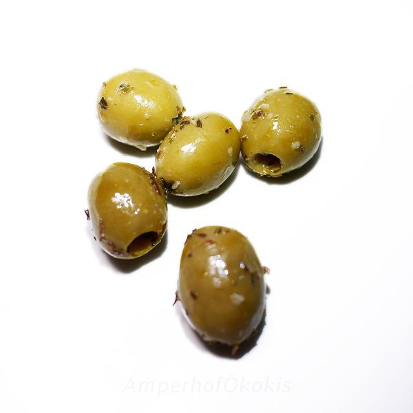 Produktfoto zu Grüne Oliven, Kräuter ca.170g