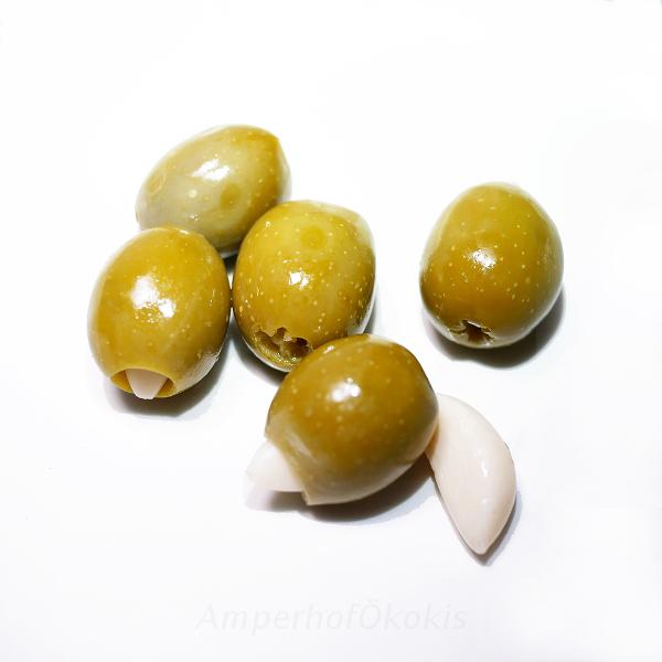 Produktfoto zu Oliven mit Knoblauch ca.170g