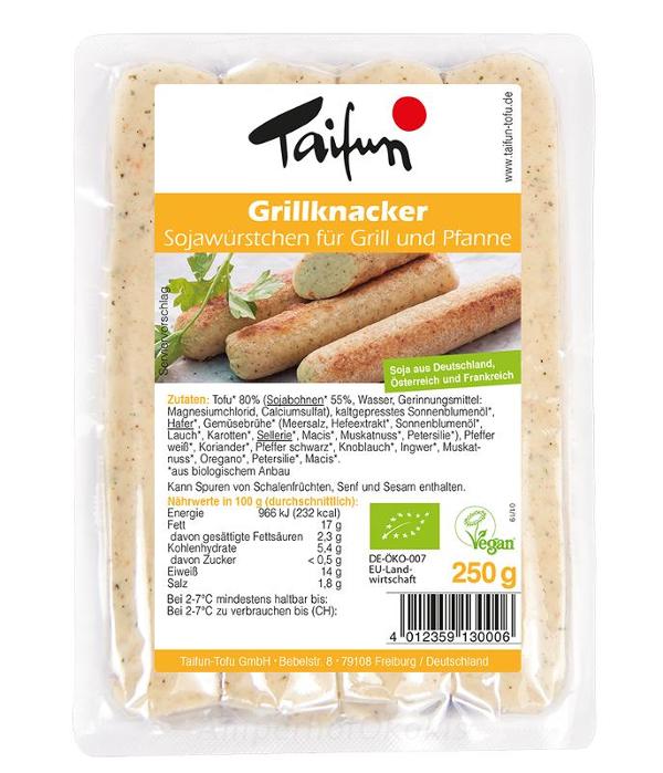 Produktfoto zu Tofu Grillknacker 250g
