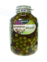 Oliven-Mix ohne Stein mit frischen Kräutern in Öl 4,55 kg