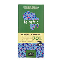 Bio-Zartbitterschokolade mit Tigernuss & Mandel