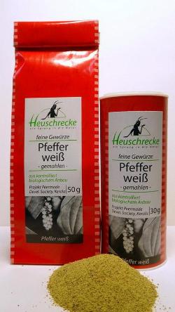 PFEFFER, weiß, gemahlen 30gr