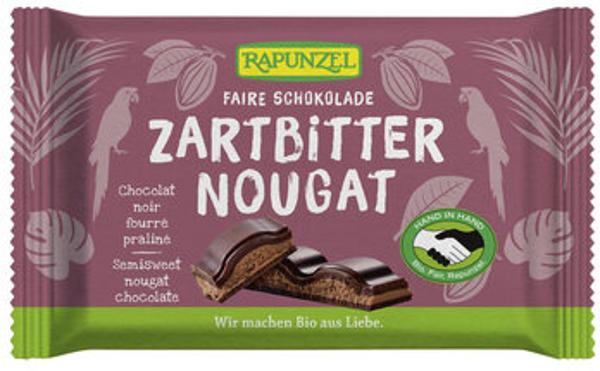 Produktfoto zu Zartbitter Nougat Schokolade 100gr