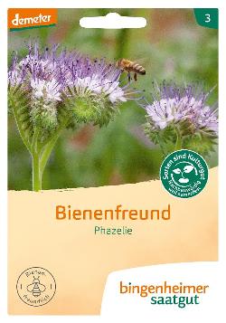 Phacelia, Gründüngung und Bienenweide. SAATGUT