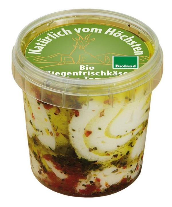 Produktfoto zu Ziegenfrischkäse Olive Tomate, 145g