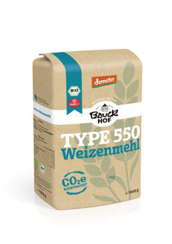 Produktfoto zu Weizenmehl 550 Bauck