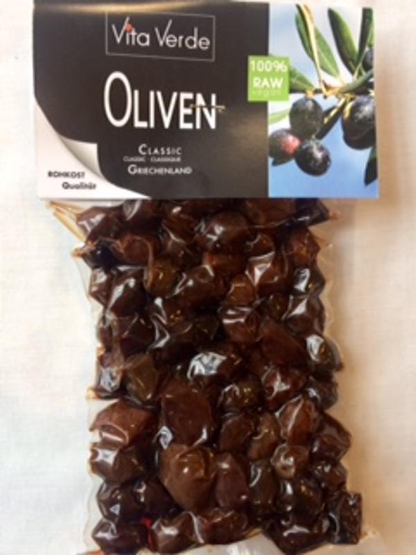 Produktfoto zu Oliven schwarz 200g