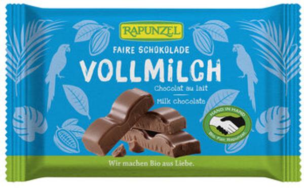 Produktfoto zu Vollmilch Schokolade Hand in  Hand 100gr