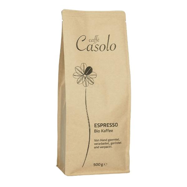 Produktfoto zu Espresso Casolo ganze Bohne 500g