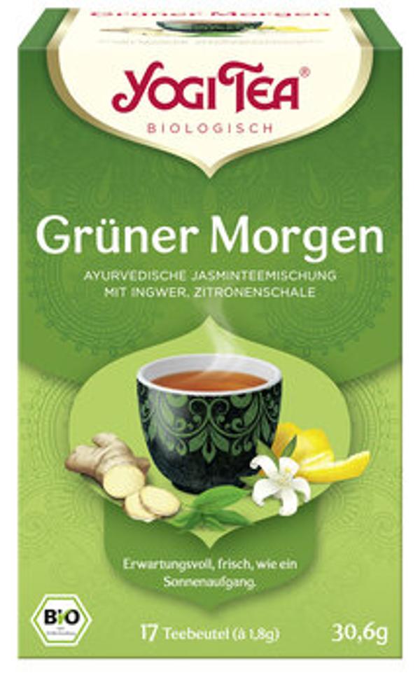 Produktfoto zu Yogi Tea Grüner Morgen Teebeutel 17x1,8g
