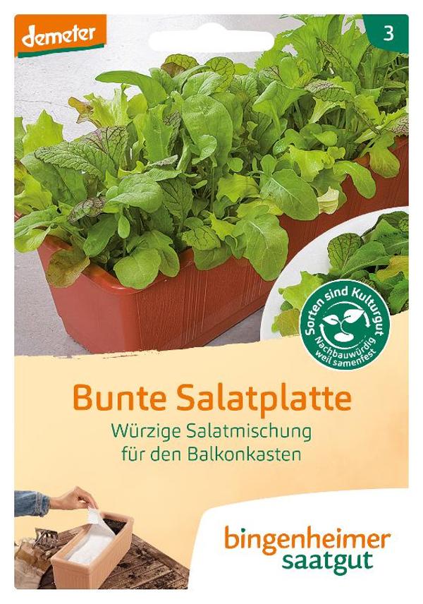 Produktfoto zu Bunte Salatplate SAATGUT