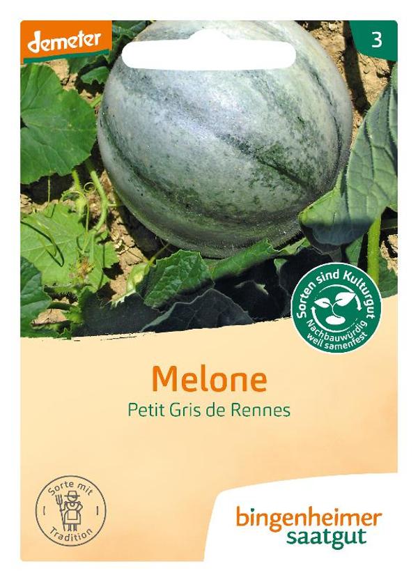 Produktfoto zu Zucker-Melone Gris de Rennes SAATGUT Gris de Rennes
