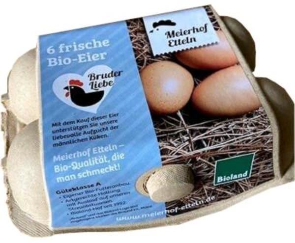 Produktfoto zu Eier BIOLAND, 6 Stück, Größe "M_L"